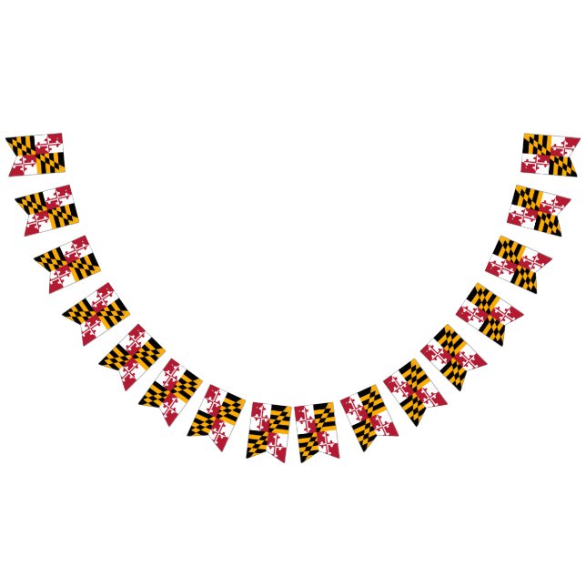 Dynamic Maryland State Flag Graphic on a (All)