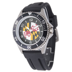 Dynamic Maryland State Flag Watch