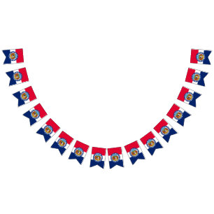 Dynamic Missouri State Flag Graphic on a