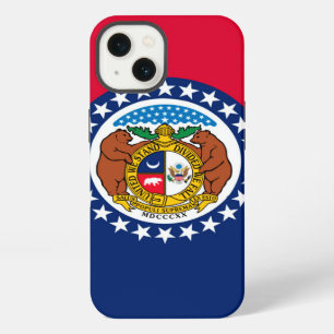 Dynamic Missouri State Flag Graphic on a iPhone 13 Case