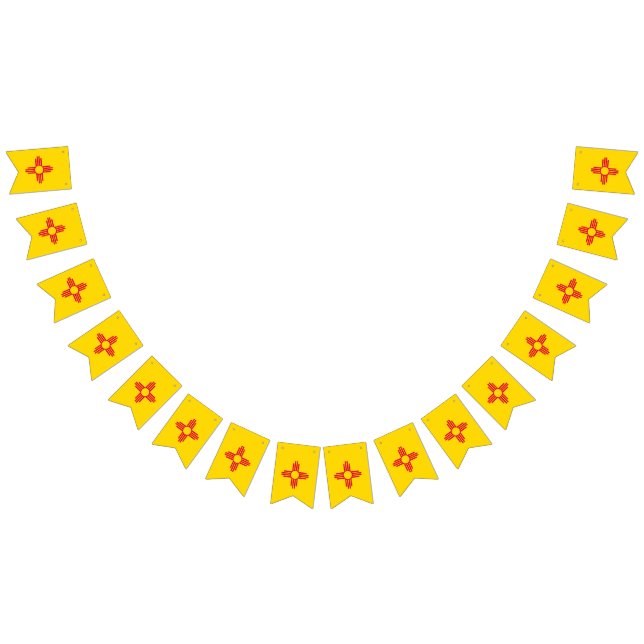 Dynamic New Mexico State Flag Graphic on a (All)