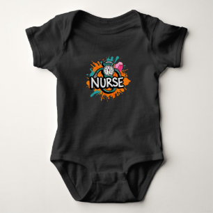 Dynamic Nurses: The Heartbeat of Healthcare Baby Bodysuit