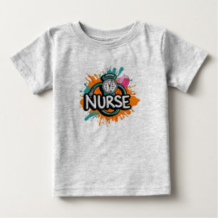 Dynamic Nurses: The Heartbeat of Healthcare Baby T-Shirt