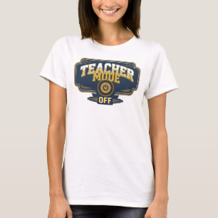 Dynamic Orange TEACH MODE OFF Trendy Tee