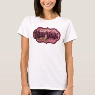 Dynamic Pink NEW YORK Graphic Tee