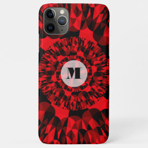 Dynamic Red Black Geometric Energetic Case-Mate iPhone Case