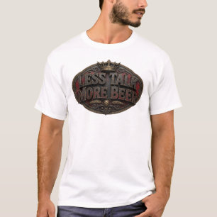 Dynamic Red LESS TALK MORE BEER Graphic Tee