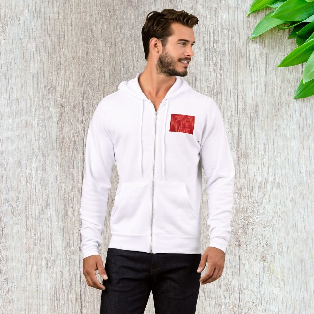 Dynamic Red Muscle Texture Abstract  Hoodie (Creator Uploaded)