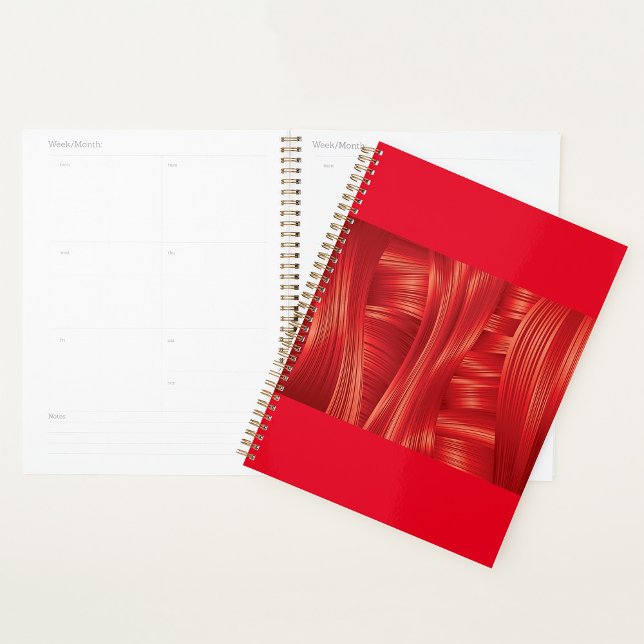 Dynamic Red Muscle Texture Abstract.  Planner (Creator Uploaded)