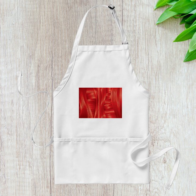Dynamic Red Muscle Texture Abstract  Standard Apron (Creator Uploaded)