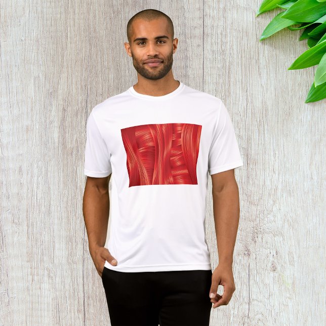 Dynamic Red Muscle Texture Abstract  T-Shirt (Creator Uploaded)