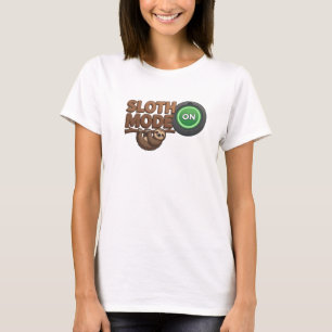 Dynamic Red SLOTH MODE ON Fashion Art T-Shirt