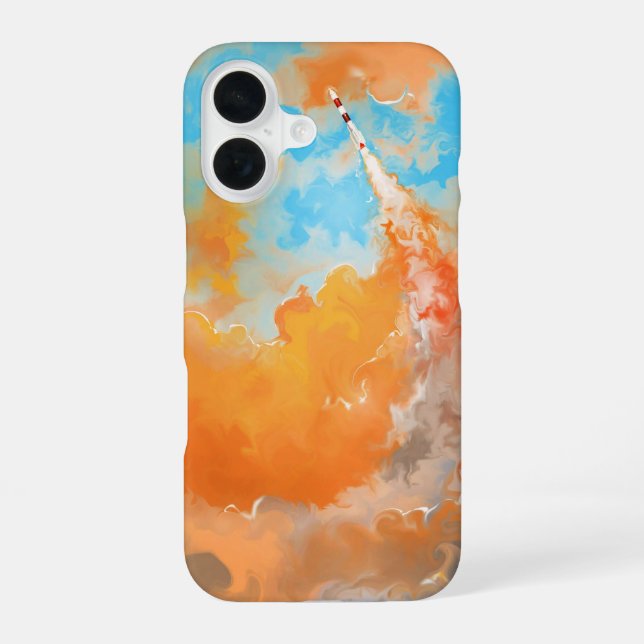 Dynamic Rocket Launch_iphone case  (Back)