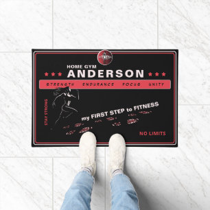 Dynamic runner, the ideal fitness gym entrance doormat