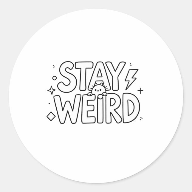 Dynamic Running Robot Keep Moving Sticker (Front)