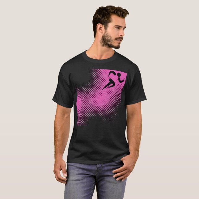 Dynamic Running Sports  T-Shirt (Front Full)