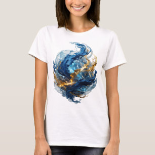 Dynamic Silver ABSTRACT ART Abstract Design v2 T-Shirt