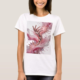 Dynamic Silver ABSTRACT ART Fashion Print v2 T-Shirt