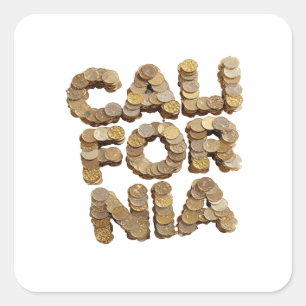 Dynamic Silver CALIFORNIA Sticker Graphic