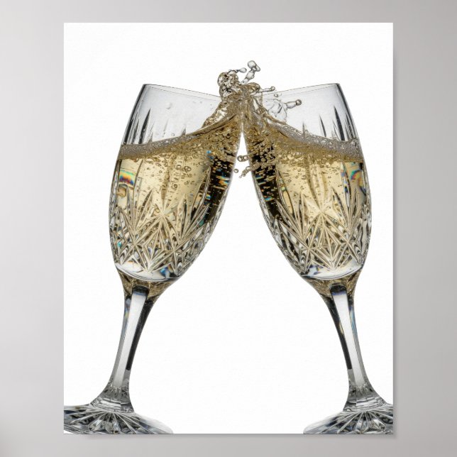 Dynamic Silver CHEERS TO GOOD HEALTH Poster (Front)