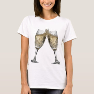 Dynamic Silver CHEERS TO GOOD HEALTH Statement Tee