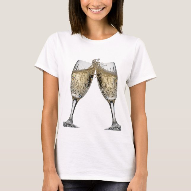 Dynamic Silver CHEERS TO GOOD HEALTH Statement Tee (Front)