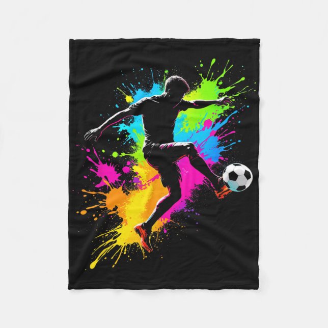 Dynamic Soccer _1  Fleece Blanket (Front)
