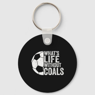 Dynamic Soccer Silhouette _3 Key Ring