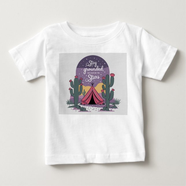 Dynamic Space Design Baby T-Shirt (Front)