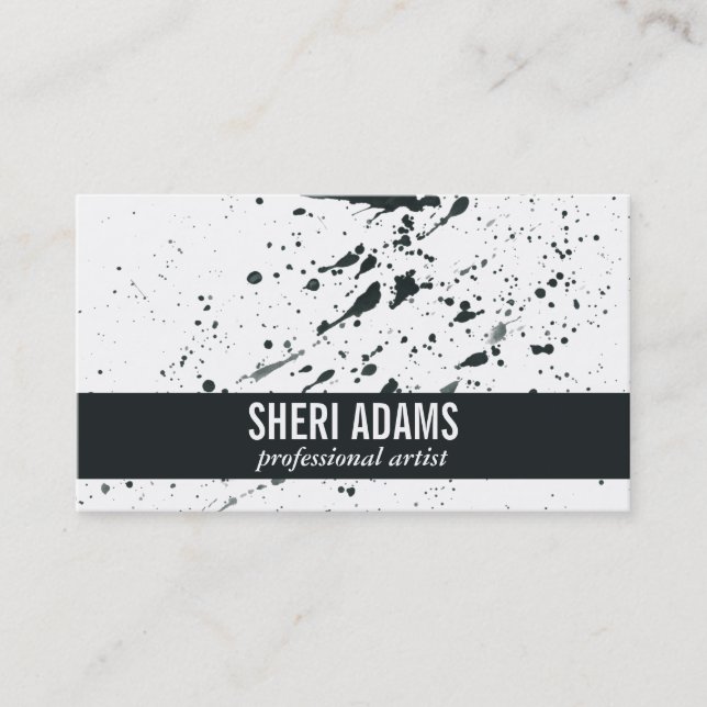 Dynamic | Spatter Business Card (Front)