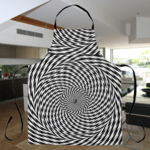 Dynamic Spiral Illusion Apron
