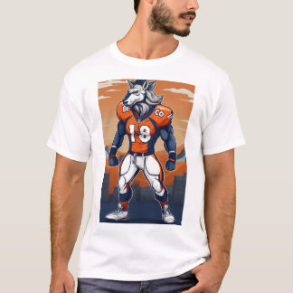Dynamic Sports Outlines – Energetic T-Shirt Design