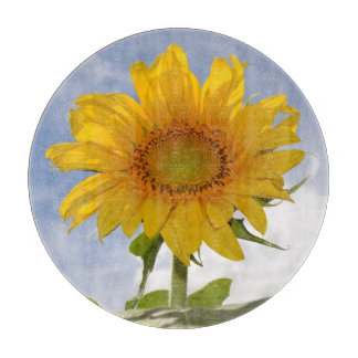 Dynamic Sunflower Cutting Board
