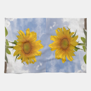 Dynamic Sunflower Towel