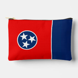 Dynamic Tennessee State Flag Graphic on a Accessory Pouch