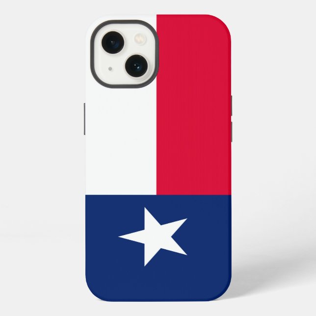 Dynamic Texas State Flag Graphic on a iPhone Case (Back)