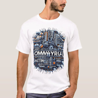 Dynamic Typography Cityscape T-Shirt