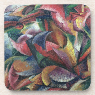 Dynamism of the Body, 1913 (oil on canvas) Coaster
