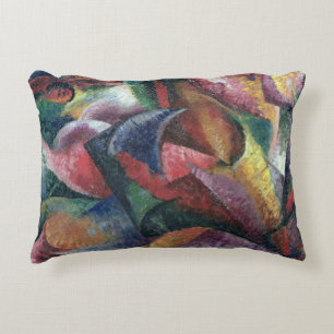 Dynamism of the Body, 1913 (oil on canvas) Decorative Cushion