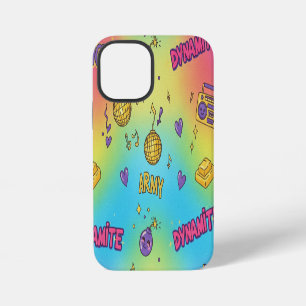 Dynamite Pop Art Rainbow Pattern iPhone 12 Mini Case