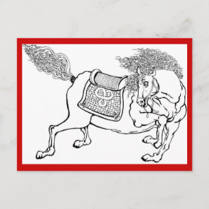 Dynasty Horse Postcard