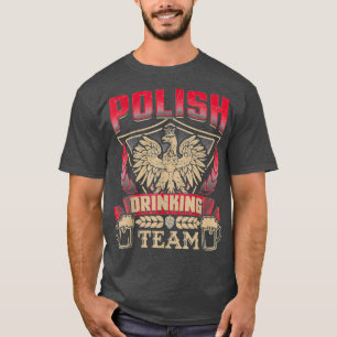 Dyngus Day Polish Beer Poland Eagle Drinking Drunk T-Shirt