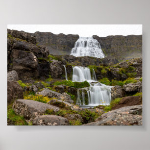 Dynjandi waterfall poster