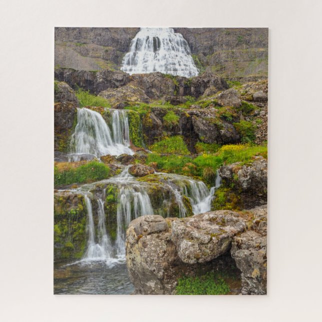 Dynjandifoss, Iceland, Jigsaw Puzzle (Vertical)