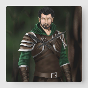 Dyron the Ranger Square Wall Clock