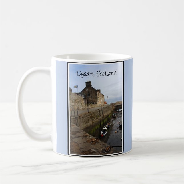 Dysart Harbour, Fife Coast, Scotland Coffee Mug (Left)