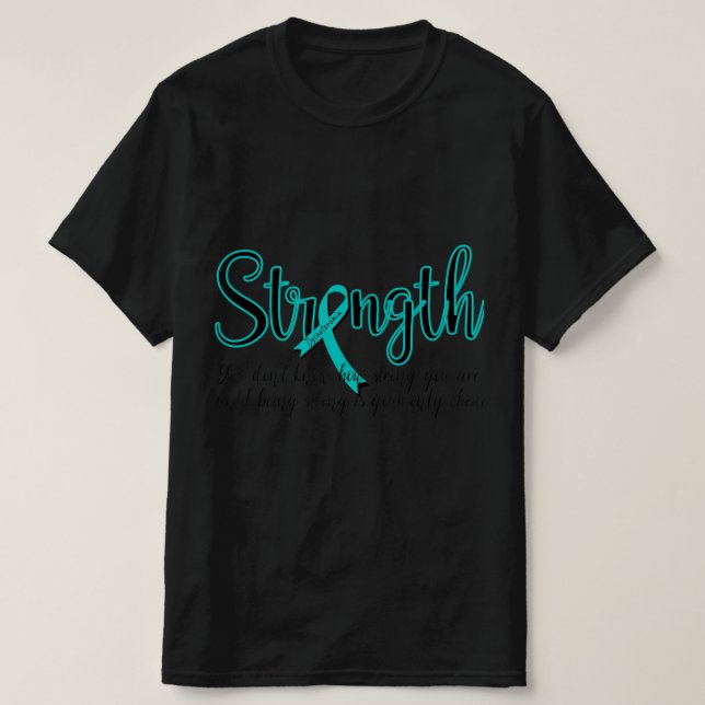 Dysautonomia Awareness Month POTS Warrior Strength T-Shirt (Design Front)