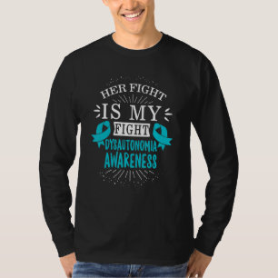 Dysautonomia Awareness Month Turquoise Ribbon Wome T-Shirt