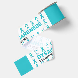 Dysautonomia Awareness Pattern Ribbon Grosgrain Ribbon