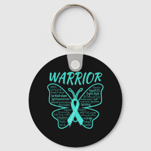 Dysautonomia Awareness POTS HyperPOTS NCS Warrior  Key Ring